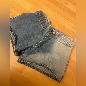 VINTAGE denim shorts! Bleach/acid wash